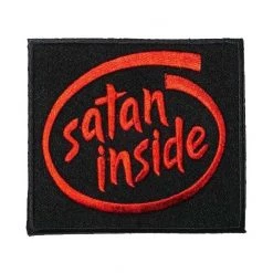 Hurly-Burly Iron-on Patches Satan Inside Iron On Patch