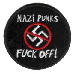 DHGate Nazi Punks Fuck Off Iron On Patch Iron-on Patches