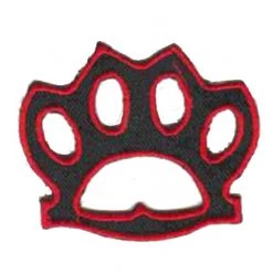 Hurly-Burly (p) Knuckle Duster Iron On Patch Iron-on Patches