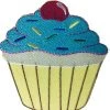 Hurly-Burly (p) Cupcake Iron On Patch Iron-on Patches 2 Hurly-Burly (p) Cupcake Iron On Patch Iron-on Patches
