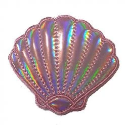 Hurly-Burly Sea Shell Iron On Patch