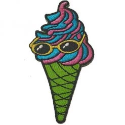 Hurly-Burly (p) Cool Ice Cream Iron On Patch