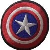 Hurly-Burly (p) Iron-on Patches Captain America Iron On Patch