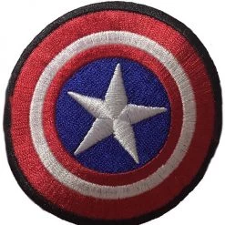 Hurly-Burly (p) Iron-on Patches Captain America Iron On Patch