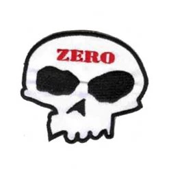 Hurly-Burly (p) Skull Zero Iron On Patch