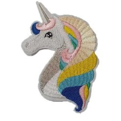 Hurly-Burly (p) Iron-on Patches Cute Unicorn Iron On Patch