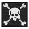 Hurly-Burly Iron-on Patches Skull & Crossbones Iron On Patch