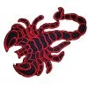 Hurly-Burly (p) Large Scorpion Iron On Patch Iron-on Patches