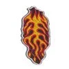 Hurly-Burly (p) Flame Iron On Patch Iron-on Patches
