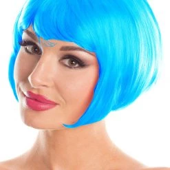 Malltop Aqua Blue Bob Party Wig