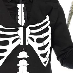 Leg Avenue Bone Daddy Men's Skeleton Costume Printed Suits