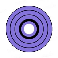 Yancy Li Naruto Sclera Rinnegan Purple Contact Lenses 22mm
