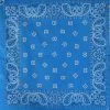 Hurly-Burly (b) Mid Blue Paisley Bandana Bandanas