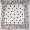 Hurly-Burly (b) Bandanas White With Red And Black Paisley Bandana
