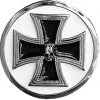 Hurly-Burly (D) Deaths Black Iron Cross Belt Buckle