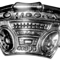 Hurly-Burly (D) Boom Box Belt Buckle Belts & Harnesses