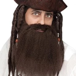 Unknown Brown Crimped Pirate Beard