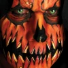 Tinsley Special FX Makeup Pumpkin Big Mouth Temporary Face Tattoo