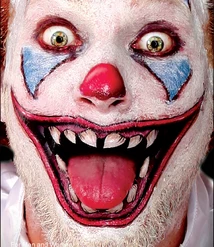 Tinsley Clown Big Mouth Temporary Face Tattoo Special FX Makeup