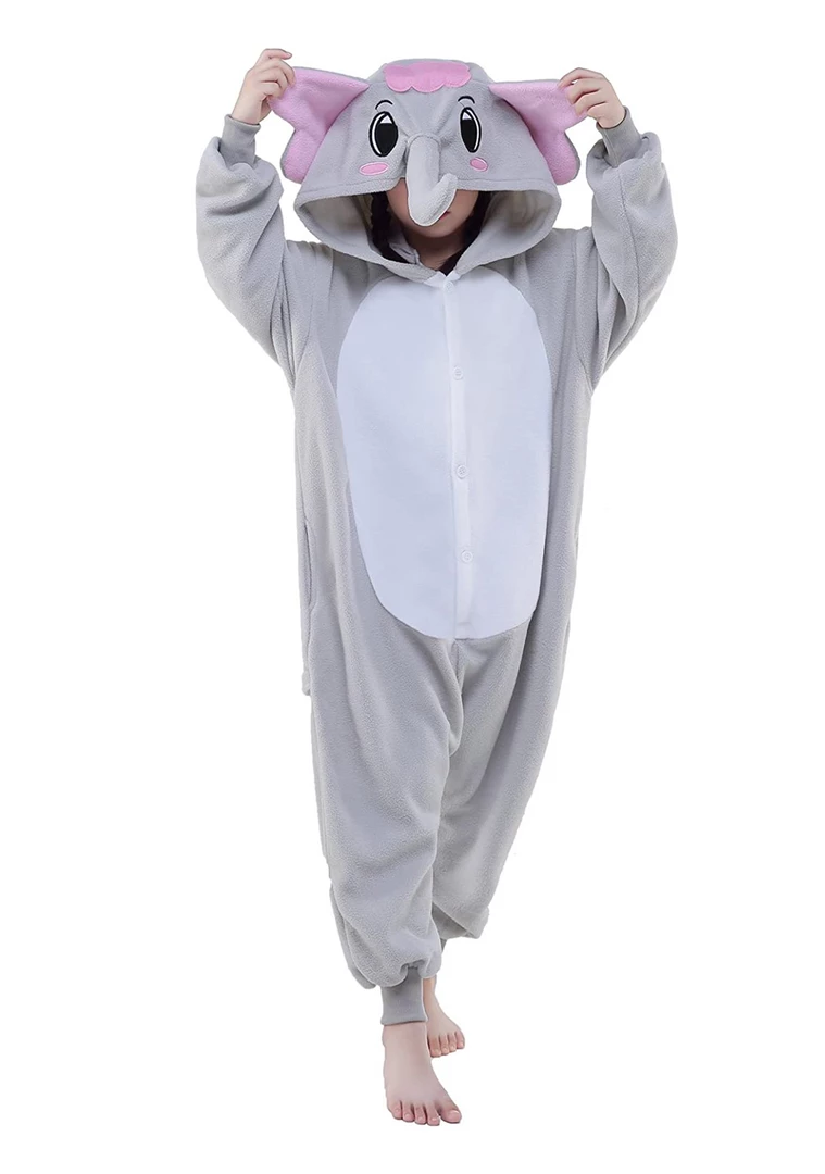 AnneCart Kid' Grey Elephant Onesie 3 AnneCart Kid' Grey Elephant Onesie