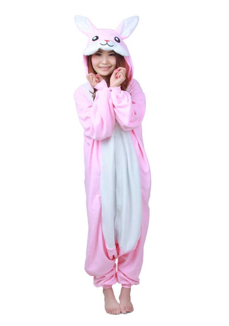 Kigurumi Direct Deluxe Pink Rabbit Onesie Celebrations 3 Kigurumi Direct Deluxe Pink Rabbit Onesie Celebrations