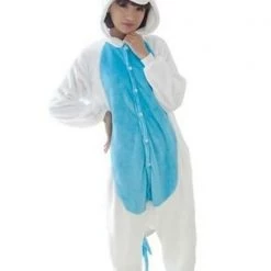 AnneCart Blue And White Unicorn Onesie Onesies