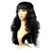 Malltop Curly Black Party Wig