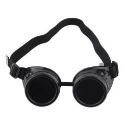 Malltop Black Steampunk Goggles