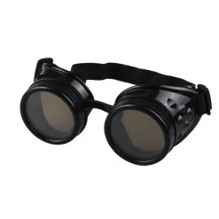 Malltop Black Steampunk Goggles