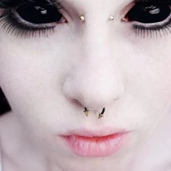 Yancy Li Black Sclera Contact Lenses 22mm Halloween 7 Yancy Li Black Sclera Contact Lenses 22mm Halloween