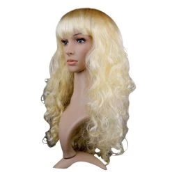Malltop Curly Blonde Party Wig