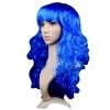 Malltop Curly Royal Blue Party Wig Wigs