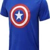 Hurly-Burly (t) Blue Captain America T-Shirt T-Shirts