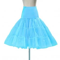 Malltop 3 Tiered Baby Blue Petticoat
