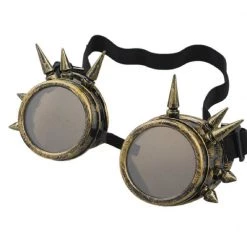 Malltop Bronze Steampunk Goggles With Spikes