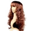 Malltop Curly Brown Party Wig