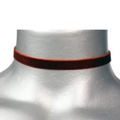 Craft Chokers Brown Velvet Choker