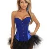 AnneCart Blue Glitter Corset