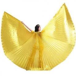 Best Dance Festival Wear Metallic Gold Isis Wings