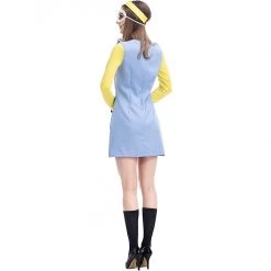AnneCart Adults Ladies Minion Dress Costume