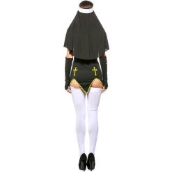 Hurly-Burly Sexy Nun Costume Adults