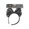 Trademart Hair Accessories Black Lace Bow Headband