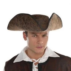 Dormar Adults Ahoy Matey! Brown Pirate Hat