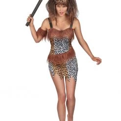 Hurly-Burly Cavewoman Costume Caveman & Cavewoman