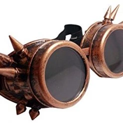 Malltop Copper Steampunk Goggles With Spikes