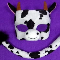 Sweidas Animals And Insects Deluxe Cow Mask And Tail