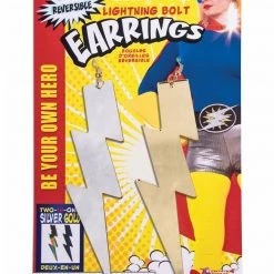 TomFoolery Jewellery Lightning Bolt Hero Earrings
