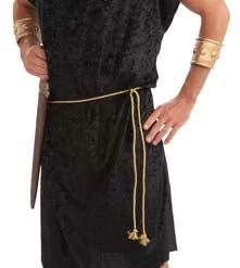 TomFoolery Black Tunic Costume Adults
