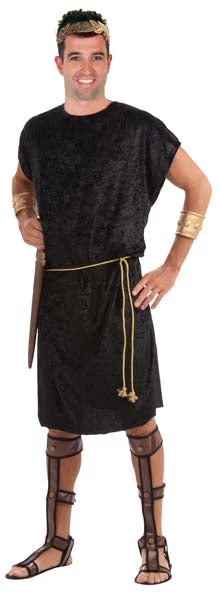 TomFoolery Black Tunic Costume Adults 3 TomFoolery Black Tunic Costume Adults