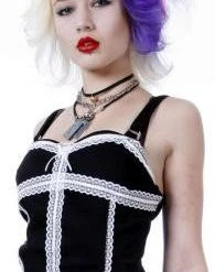 Hurly-Burly (D) Dead Threads Vixen Cropped Top